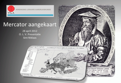 Mercator aangekaart