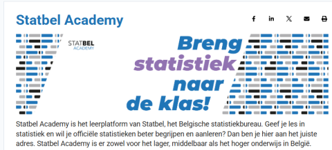 Statbel Academy